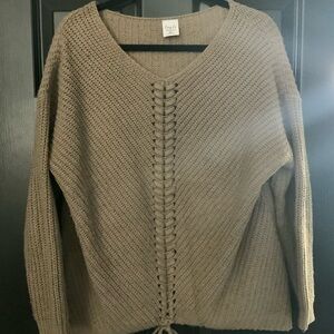 Women's Tan Sweater